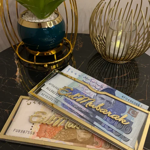 Elegant “Eid Mubarak” Money Gift Holder | Decorative Frame