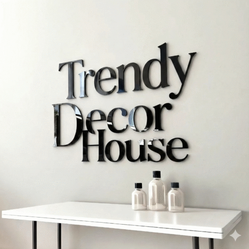 Custom 3D Acrylic & MDF Studio Sign – Salon, Lash Bar & Spa Wall Décor