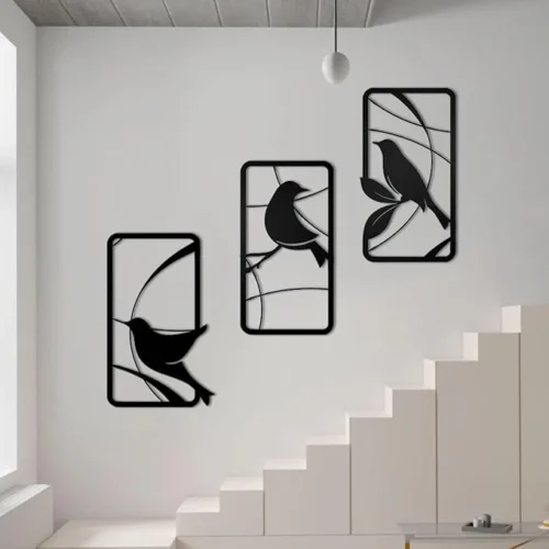 (Set of 3) Birds Tree Branch Wall Decor