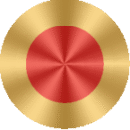 Hasbunallah Wa Ni'mal Wakeel Mirror Effect Islamic Wall Art  – Premium Acrylic Muslim Home Décor - Red & Golden